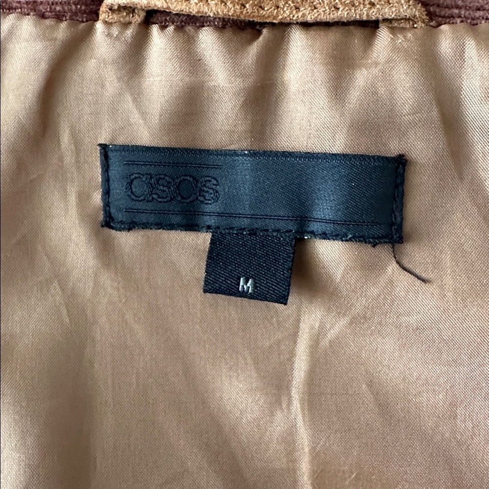 Men's Tan Suede Jacket - Picture 4 of 7